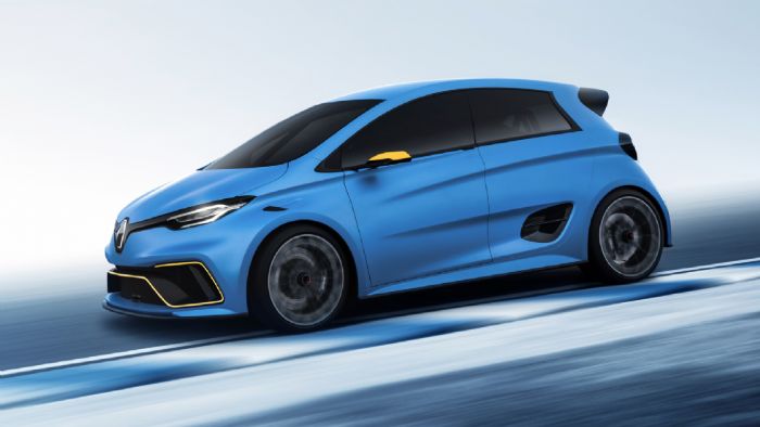 Η Renault παρουσίασε στη Γενεύη το πρωτότυπο ZOE e-sport, το οποίο χάρη στους δύο ηλεκτροκινητήρες του, έχει απόδοση 340 KW, περίπου δηλαδή 462 ίππους, ενώ η ροπή ανέρχεται σε 640 Nm. Η Renault παρουσίασε στη Γενεύη το πρωτότυπο ZOE e-sport, το οποίο χάρη στους δύο ηλεκτροκινητήρες του, έχει απόδοση 340 KW, περίπου δηλαδή 462 ίππους, ενώ η ροπή ανέρχεται σε 640 Nm.